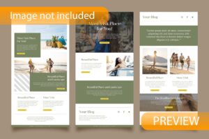 AquaGlide Blogger Email Template