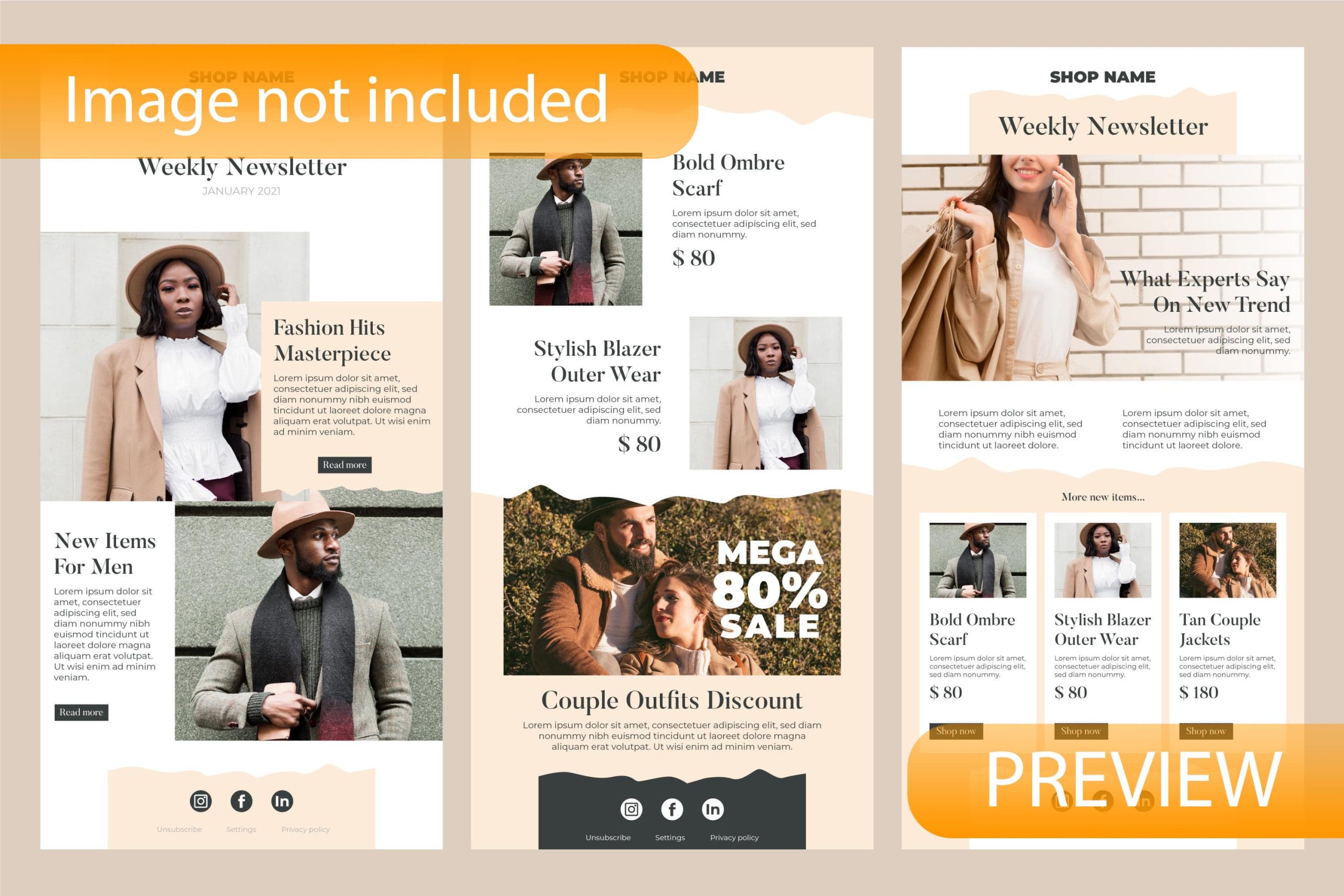 PowerSwift Ecommerce Email Template